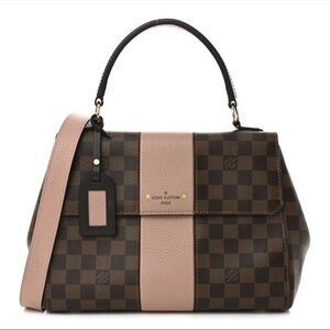Louis Vuitton Brown and Pink Satchel